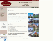 Tablet Screenshot of motelchateauguay.com